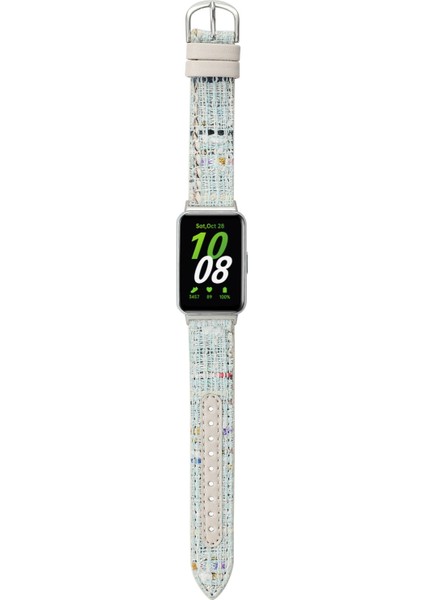 Samsung Galaxy Fit 3 Için Yün Deri Kayış (Yurt Dışından)