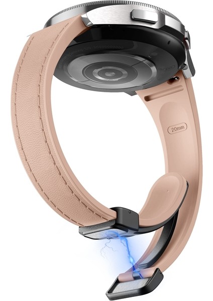Samsung Galaxy Watch 6 Için Ince Pu Silikon Manyetik Kayış (Yurt Dışından) fırsatları
