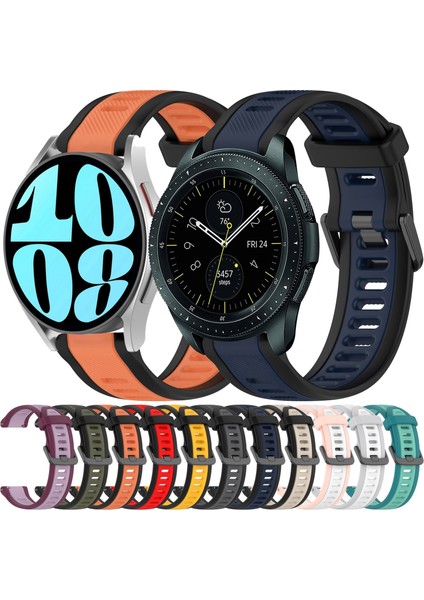 Samsung Galaxy Watch 4 Classic 42MM Için Silikon Kayış (Yurt Dışından)