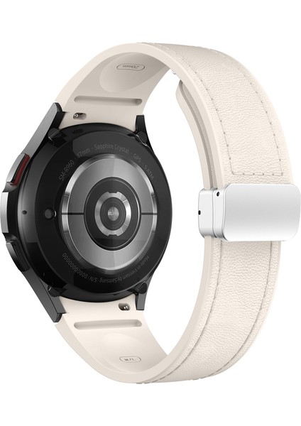 Samsung Galaxy Watch 6 Için Manyetik Toka Pu Silikon Kayış (Yurt Dışından) fiyatları