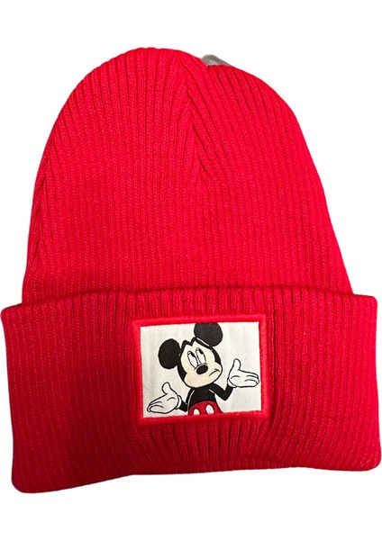 Mickey 46CK128 Kırmızı Bere