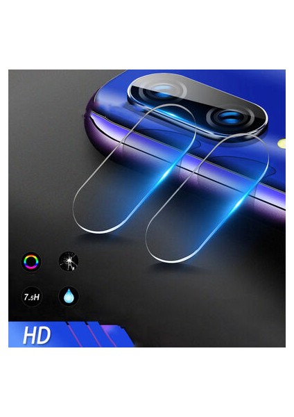 Redmi Note 7 Tam Uyumlu Nano Kamera Koruyucu Şeffaf Lens