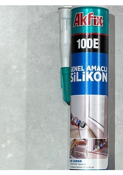 100E (Gri) Genel Amaçlı Silikon 280ML