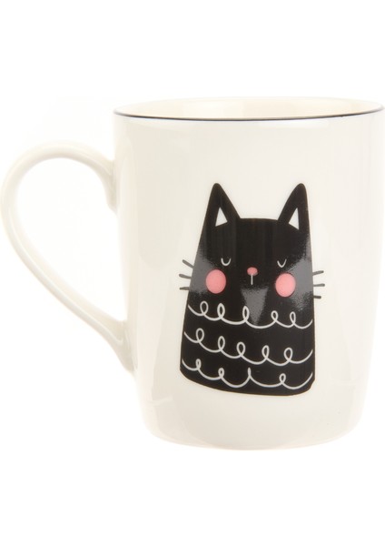 Kitchen Cutie Cat Desenli Kupa - Renkli - 290 ml