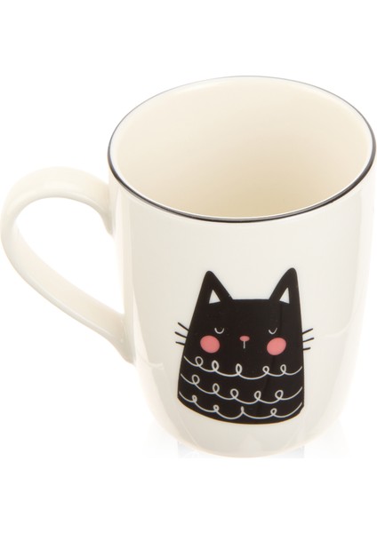 Kitchen Cutie Cat Desenli Kupa - Renkli - 290 ml
