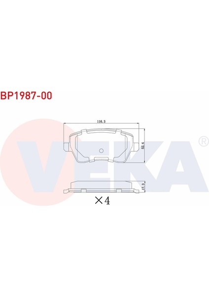 Fren Balata On Clıo Iıı 1.2i 16V 2005-2012/CLIO Iıı 1.4i 16V 2005-2012/ Clıo Iıı 1.5 Dcı 2005-2012/DACIA Duster 1.5 Dcı 2012-/DOKKER 1.5 Dcı 2012-/LODGY 1.5 Dcı 2012-/NISSAN Mıcra 1.2i 16V 2003-2010