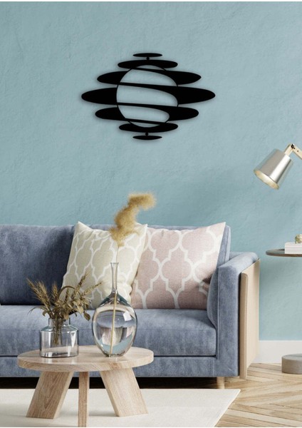 - Tornado Moon Metal Duvar Tablosu - Ev Duvar Dekorasyonu - 40 X 60 - Cm -Siyah - Deco-065 fiyatları