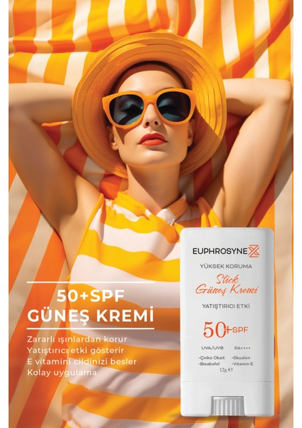 Stick Güneş Kremi Yüksek Koruma SPF50+UVA/UVB Pa++++ Yağlı Ciltler