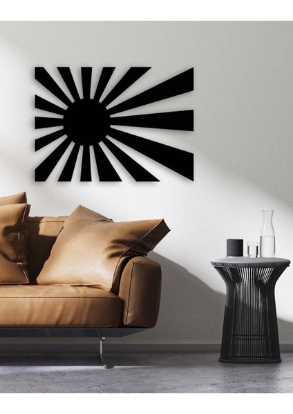 - Sunlight Metal Duvar Tablosu - Ev Duvar Dekorasyonu - 80 X 60 - Cm -Siyah - Deco-158 fırsatları