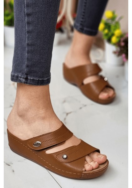 Depi Kadın Ortopedik Yumuşak Taban Günlük Terlik Şık Taşlı Misafir Genç Anne Dışarı & Ev Terliği fırsatları