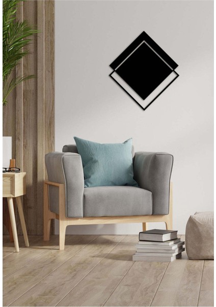 - Balance Metal Duvar Tablosu - Ev Duvar Dekorasyonu - 50 X 56 - Cm -Siyah - Deco-035 modelleri