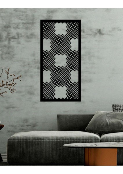 - Oriantel Duvar Tablosu Metal Duvar Tablosu - Ev Duvar Dekorasyonu - 90 X 45 - Cm -Siyah - Deco-103 fiyatları