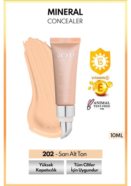 Mineral Concealer 202 SPF 15 Göz Altı Kapatıcısı