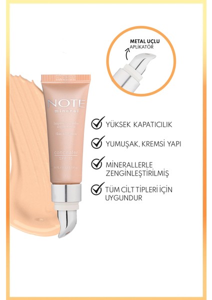 Mineral Concealer 202 SPF 15 Göz Altı Kapatıcısı