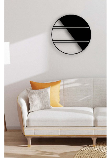 - Moonlight Metal Duvar Tablosu - Ev Duvar Dekorasyonu - 50 X 50 - Cm -Siyah - Deco-033 fiyatları