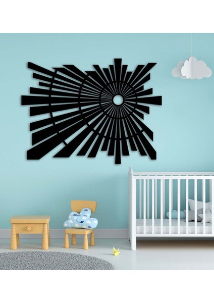 - Uzay Boşluğu Metal Duvar Tablosu - Ev Duvar Dekorasyonu - 75 X 55 - Cm -Siyah - Deco-156 fırsatları