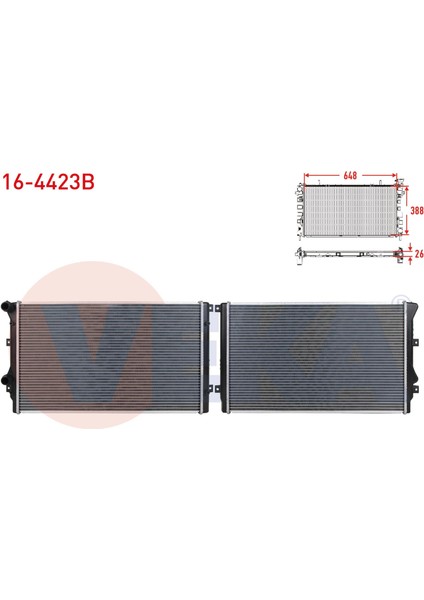 Su Radyatoru Brazıng Volkswagen Golf V (1k1) 1.9 Tdı M-T 2003-2009