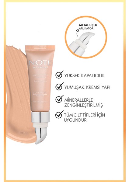 Mineral Concealer 203 SPF 15 Göz Altı Kapatıcısı