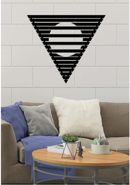 - Wealth Sun Shadow Metal Duvar Tablosu - Ev Duvar Dekorasyonu - 70 X 60 - Cm -Siyah - Deco-070 modelleri