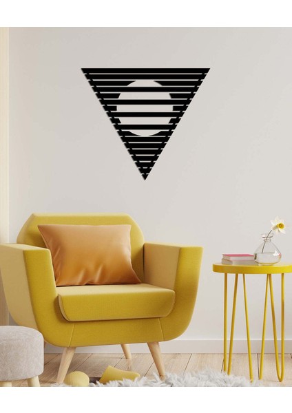 - Wealth Sun Shadow Metal Duvar Tablosu - Ev Duvar Dekorasyonu - 70 X 60 - Cm -Siyah - Deco-070 fırsatları