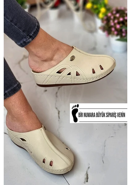 Neon Shoes Kadın Önü Kapalı Sabo Terlik Ortopedik Hemşire Doktor Hastahane İş Ev Dışarı Terlik