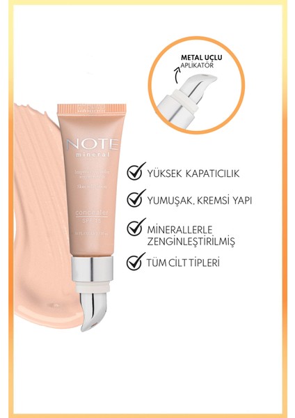 Mineral Concealer 201 SPF 15 Göz Altı Kapatıcısı