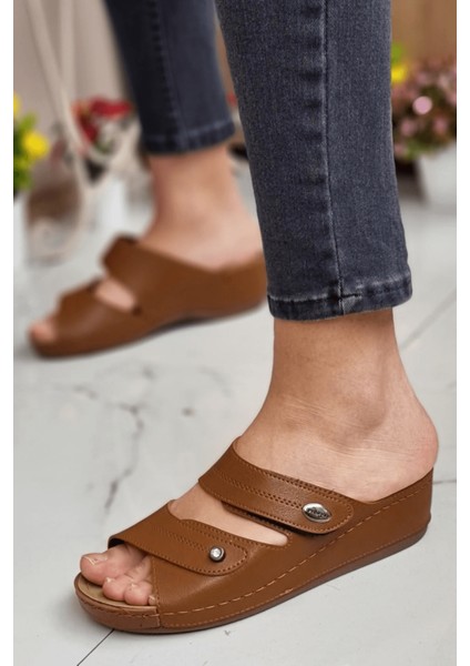 Depi Kadın Ortopedik Yumuşak Taban Günlük Terlik Şık Taşlı Misafir Genç Anne Dışarı & Ev Terliği indirimleri