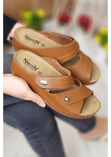 Depi Kadın Ortopedik Yumuşak Taban Günlük Terlik Şık Taşlı Misafir Genç Anne Dışarı & Ev Terliği