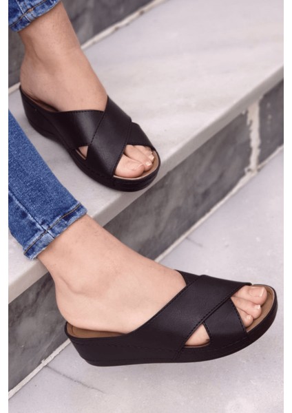 Desy Kadın Ortopedik Taban Şık Konfor Modeli Günlük Terlik Genç Anne Ev Dışarı Terliği modelleri