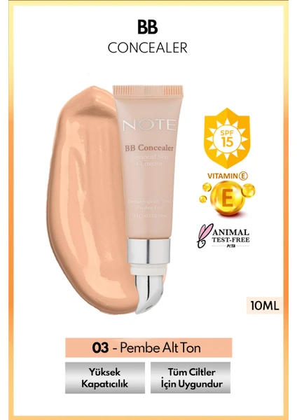 BB Concealer 03 SPF 15 Göz Altı Kapatıcısı