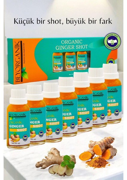 Organik Ginger Shot (7 Adet x 30ML)