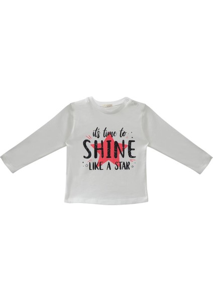 Kız Bebek Baskılı T-Shirt Ekose Etek Ikili Takım - Kırmızı modelleri