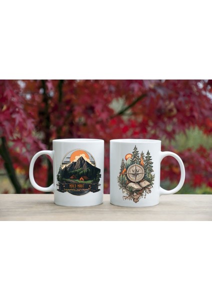 Doğa Tasarımkişiye Özel Isimli, Baskılı Porselen Kupa