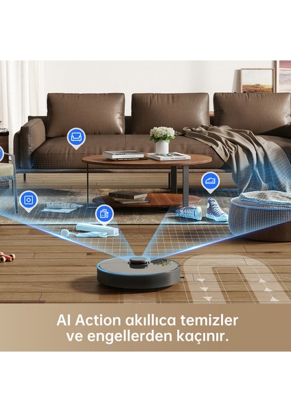 D10S PLUS AKILLI ROBOT SÜPÜRGE