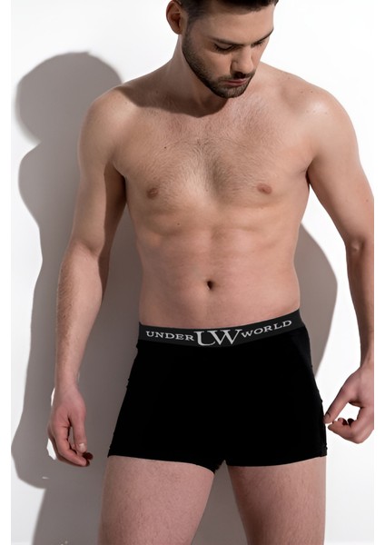 Underworld 6'lı Erkek Rahat Katlanma Yapmayan Premium Kutulu Likralı Boxer modelleri