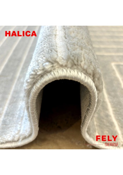 Fely 0597A Gri Modern Salon Halısı modelleri