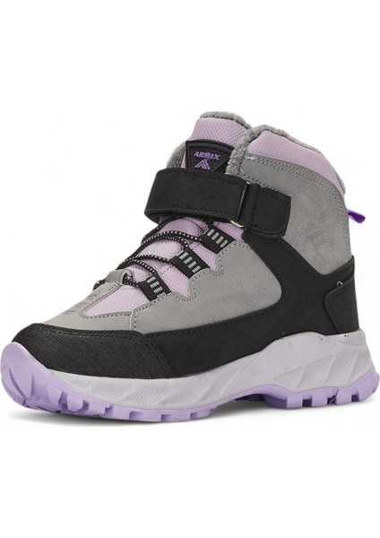 Çocuk 31-35 Lila Gri Şık ve Comfort Rahat Kaymaz Taban Bot fırsatları