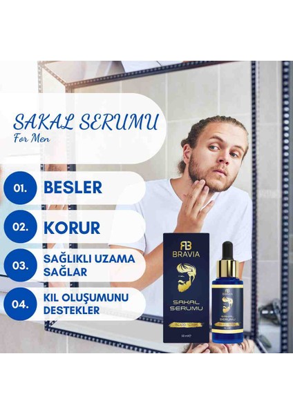 Brv Mem Sakal Bıyık Serumu 50 Ml