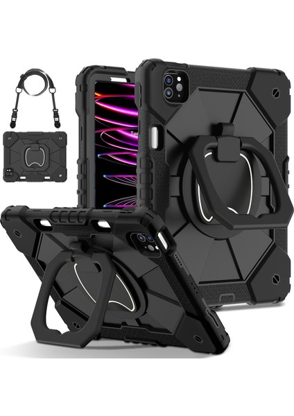 iPad Pro 11 2022 Air 10.9 2022 Için Silikon Hibrit Pc Kılıfı (Yurt Dışından)