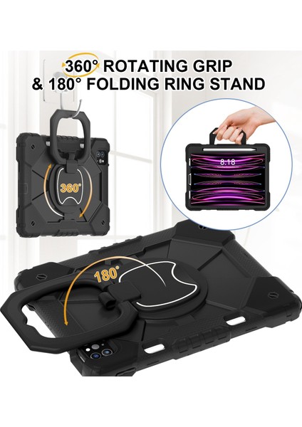 iPad Pro 11 2022 Air 10.9 2022 Için Silikon Hibrit Pc Kılıfı (Yurt Dışından) modelleri