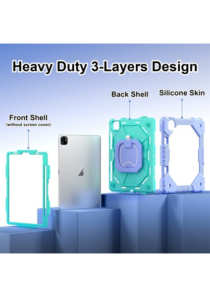 iPad Pro 11 2022 Air 10.9 2022 Için Silikon Hibrit Pc Kılıfı (Yurt Dışından) fırsatları