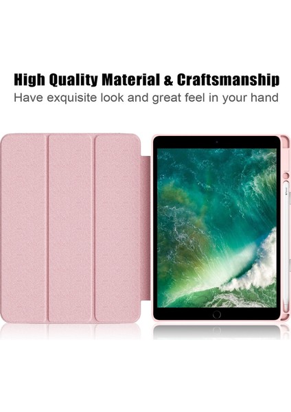 iPad 10.2 2021 2020 10.5 Için 3 Katlı Deri Tablet Kılıfı (Yurt Dışından)