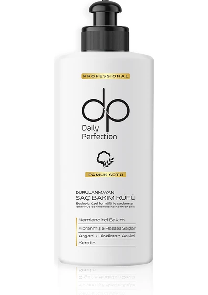 Dp Daily Perfection Pamuk Sütlü Saç Bakım Kürü 200 ml