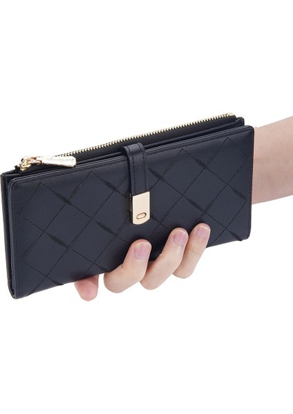 Kadın Cüzdan Uzun Manyetik Toka Çoklu Kart Debriyaj Moda Mobil Cüzdan Kız Hediye (Yurt Dışından) fiyatları