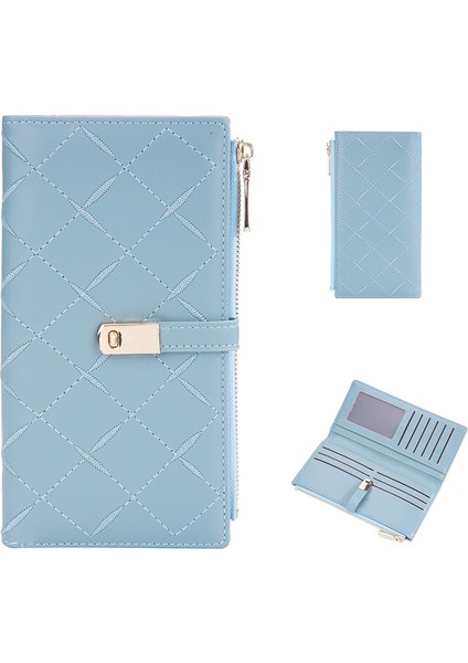 Kadın Cüzdan Uzun Manyetik Toka Çoklu Kart Debriyaj Moda Mobil Cüzdan Kız Hediye (Yurt Dışından)