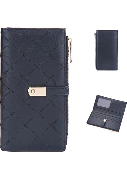 Kadın Cüzdan Uzun Manyetik Toka Çoklu Kart Debriyaj Moda Mobil Cüzdan Kız Hediye (Yurt Dışından)