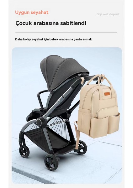 Yeni Yüksek Kapasitet Annem Çantası Çok Çalışan Anne ve Bebek Çantası (Yurt Dışından) modelleri