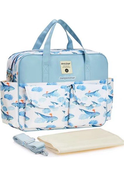 Yeni Yüksek Kapasitet Annem Çantası Çok Çalışan Anne ve Bebek Çantası (Yurt Dışından)