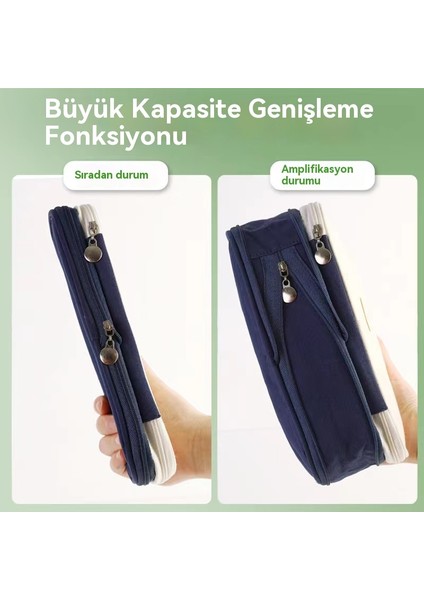 Kız ve Erkek Ilkokul Öğrencileri Için Büyük Kapasiteli Kalem Kutusu ve Kalem Kutusu (Yurt Dışından)