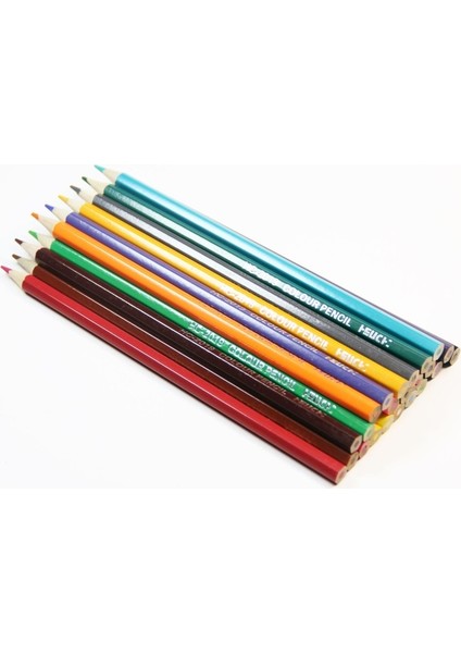24 Renkli Kalem Öğrenci Boyama Kırtasiye Suda Çözünür Renkli Kurşun (Yurt Dışından)